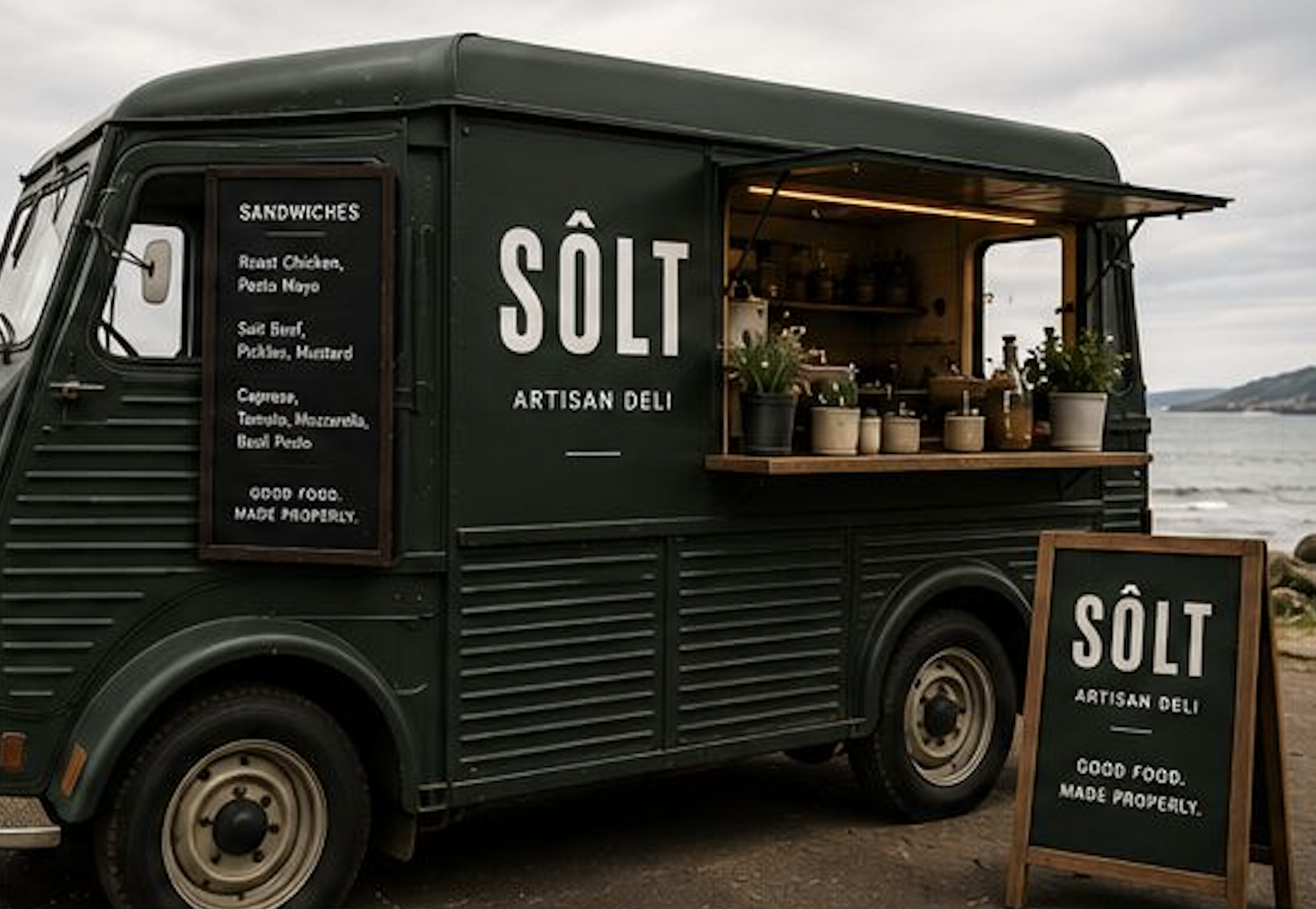 SôLT food truck by the sea